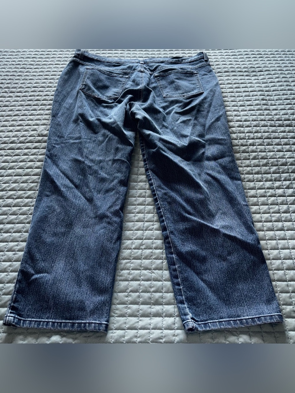 Gloria Vanderbilt Womens Jeans 18W Short Classic Stretch Tapered Denim 40x27 - Picture 10 of 10